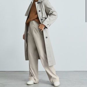 Everlane Way-High Drape Pants Size 10 in Sandstone